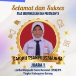 Juara 1 Olimpiade Sains Nasional (OSN) IPA Tingkat Kabupaten Batang